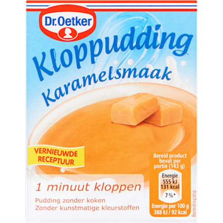 Kloppudding karamelsmaak
