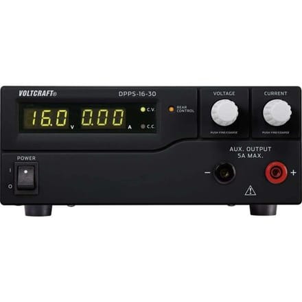 VOLTCRAFT DPPS-16-30 Labvoeding, regelbaar 1 - 16 0 - 30 A 480 W USB Programmeerbaar Aantal uitgangen: 1 x