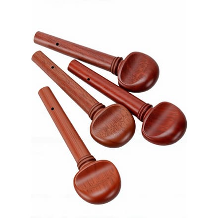 4 Pièces Chevilles de Réglage pour Violon Bois Massif Vintage Ensemble de Chevilles de Réglage de Remplacement pour Violons Taille 4/4