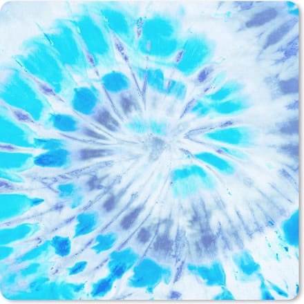Muismat 20x20 cm - Mousepad Zomer - Tie dye - Blauw - Muismatten
