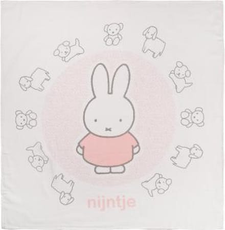 Nijntje Multidoek Hydrofiel XL Grass - Swaddle - Inbakerdoek - 120x120 - Roze