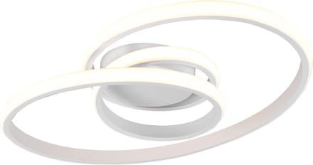 LED Plafondlamp - Plafondverlichting - Torna Sonso - 18.5W - Natuurlijk Wit 4000K - Dimbaar - Rond - Mat Wit - Aluminium