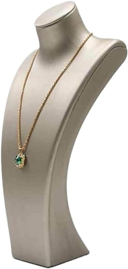 Presentatiebuste Sieraden - Halsketting Display - Sieraden Tonen - Elegante Presentatie - 27 cm - Zilver