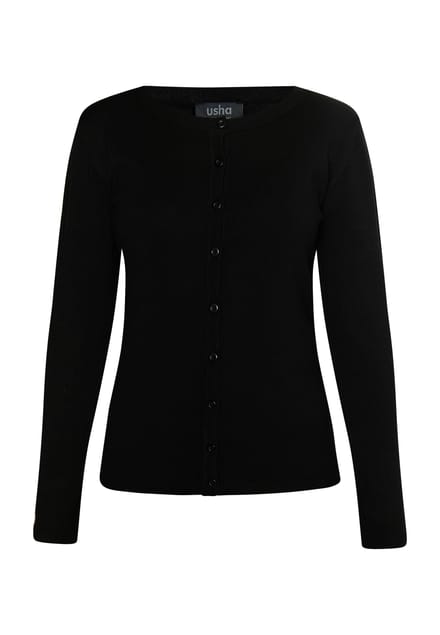 usha Vest Dames zwart