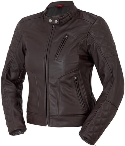 Bogotto Chicago Retro Dames Bruin Leren Motorjas - Jas