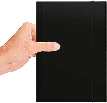 Penmate A4 Map met Elastiek - Zwart, Hoge Kwaliteit