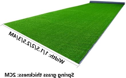 Kunstgras Rol - Synthetisch Gras - Tuin Decoratie - UV Bestendig - 1x4m - Groen