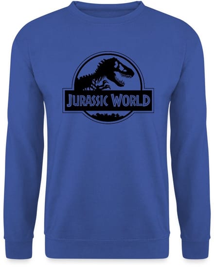 Jurassic World Klassiek Logo In Zwart Sweater Heren