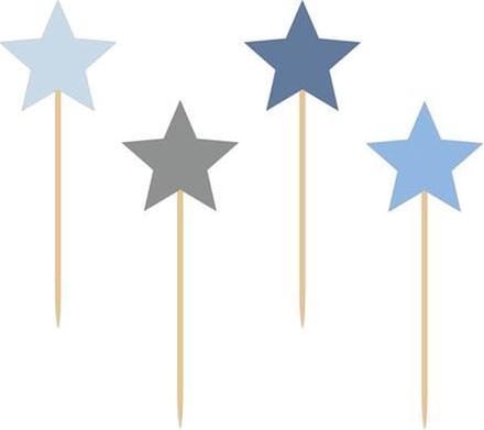 Feest prikkers sterretjes 8 stuks