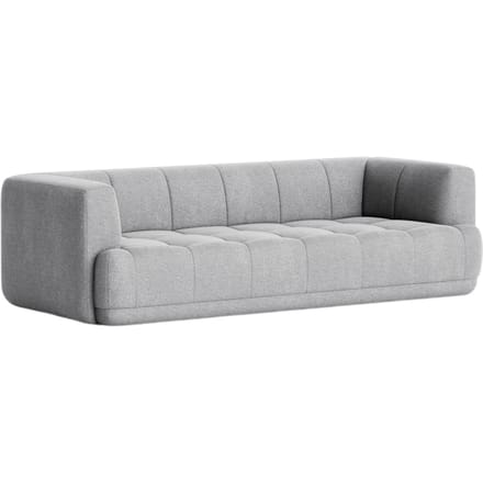 HAY Quilton 3 -zits bank - Hallingdal - 130 - lichtgrijs