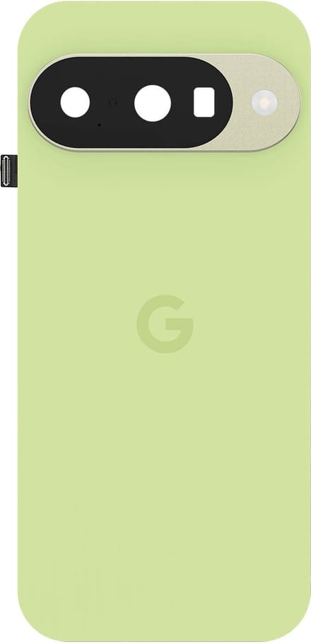 Google, Originele Batterijklep voor Google Pixel 10 met Camera-uitsparingen, Citroengroen