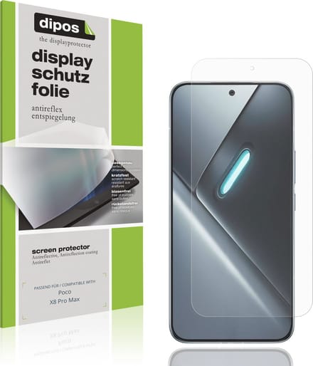 dipos – 4x Matte Beschermfolie geschikt voor Poco X8 Pro Max | Krasbestendige & antireflecterende Screenprotector Ultra-Thin