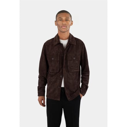 Ciszere Nash vegan suede jacket-50029-065-05-java