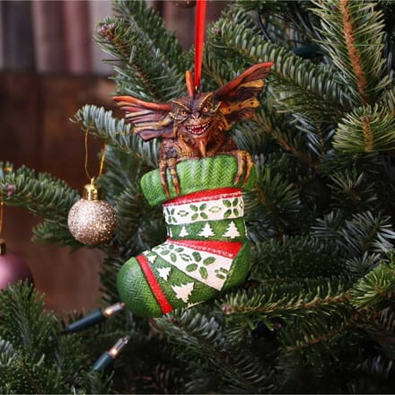 Nemesis Now - Gremlins Kerstbal - Mohawk in Stocking - Meerkleurig