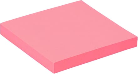 Memoblok Quantore 76x76mm roze 100 vel | 6 stuks