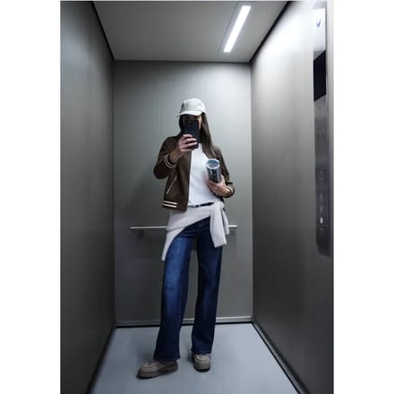 Blouson met college details