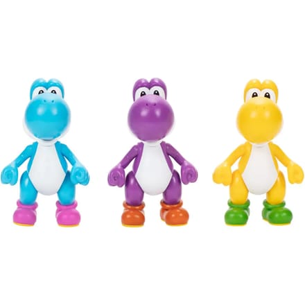 Beeldje Jakks Pacific Super Mario Bros Yoshi (x3)