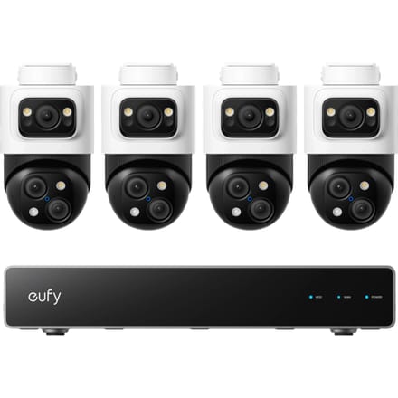 Eufy PoE NVR Security System S4 Max E8E00322 IP-Netwerk-videorecorderset Kabelgebonden, LAN 3840 x 2160 Pixel