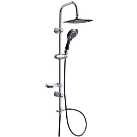EISL DUSCHTRAUM Hoofddouche Set - Chroom-Zwart