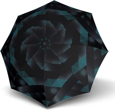 Knirps Paraplu T.200 Medium Duomatic Symphony Black Zwart