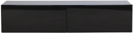 Svea - Müller hangend TV-meubel - 160 cm - zwart
