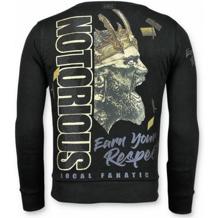 Notorious Trui - King Conor Sweater Heren - Zwart