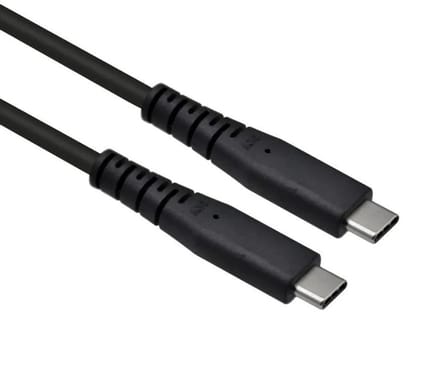 Goobay Gecertificeerde USB-C-kabel, USB4 versie 2.0, 1,2 m, zwart, 240 W, 5 A, 80 Gbit/s, 16K @ 60 Hz, Power Delivery