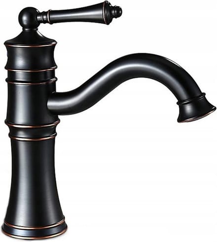Rea Vintage Black Low - Wastafelkraan - Zwart