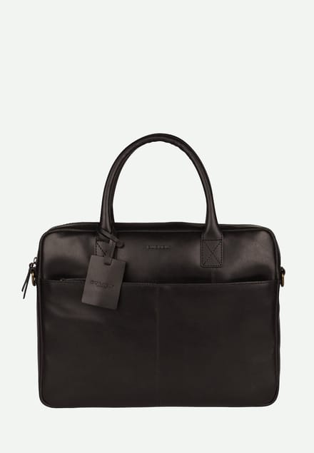 Burkely Fundamentals Vintage Jack Worker 13,3'' - Laptoptas - Volwassenen - Zwart