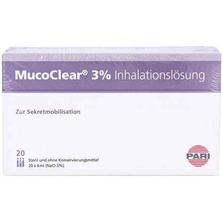 Mucoclear 3% Nacl 3x20 Ampoules