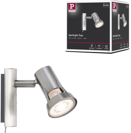 Spotlight Teja GU10 230V max. 10W dimbaar Nikkel gesatineerd