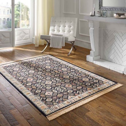 Oosters tapijt - Regal Leander donkerblauw 67x105