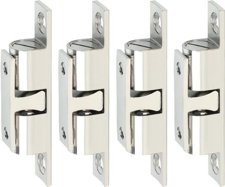 Deur Vangsten - Kast Sluitingen - Meubels Bevestigen - Dubbele Balspanning - 67mm - Zilver