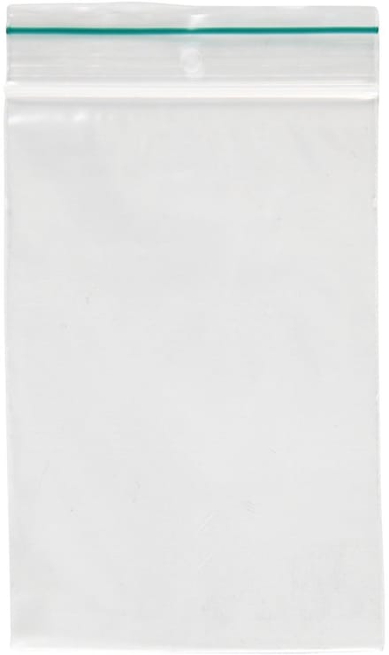 Zip Lock zakjes, afm 8x12 cm, dikte 0,05 mm, 100 stuk/ 1 doos