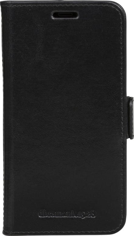 iPhone 11 Pro Max Bookcase hoesje - dbramante1928 - Effen Zwart - Leer