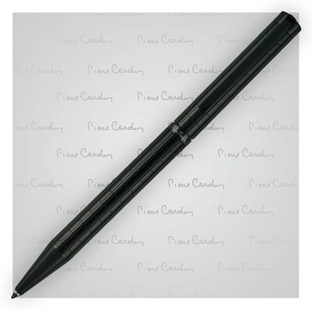 Pierre Cardin Espace Metalen Pen - Zwart, Draaimechanisme