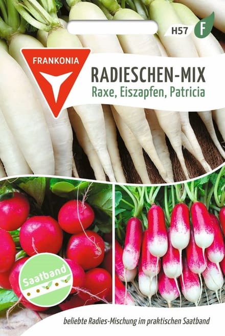 Radijsmix, zaadlint - groentezaden, radijszaad, zaden