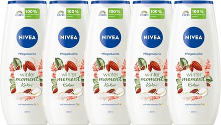NIVEA Douchecrème - Wintermoment Cacao - 5 x 250 ml