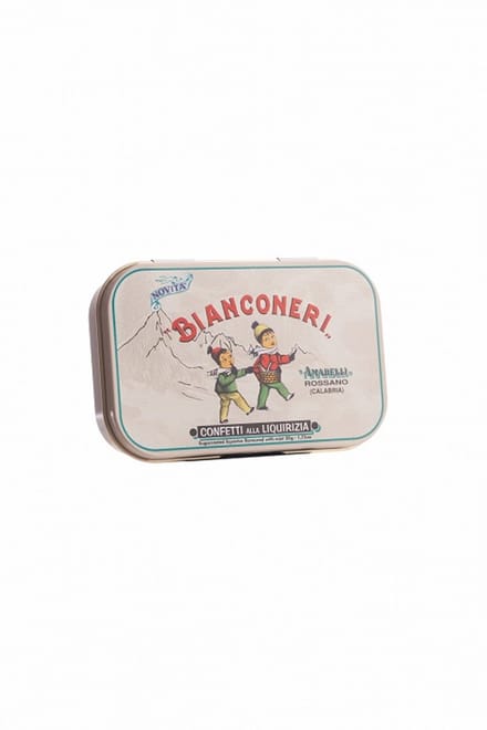 Amarelli Laurierdrop blikje pepermunt wit 50 Gram