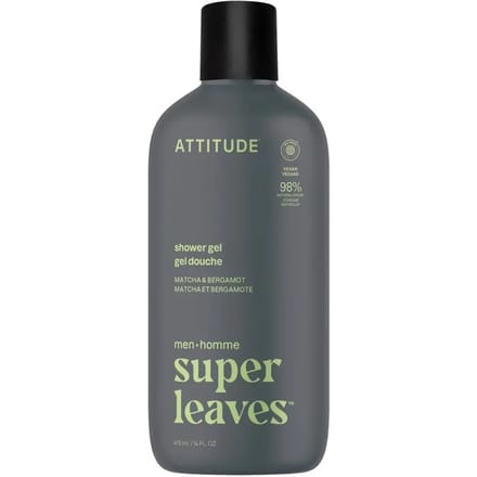 Attitude Super Leaves Men Shower Gel Matcha & Bergamot - 415 ml