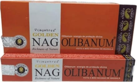 Golden Nag - olibanum wierook - doos 12 pakjes