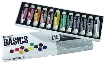 Acrylvernisset 12 kleuren x 22ml - Merkloos