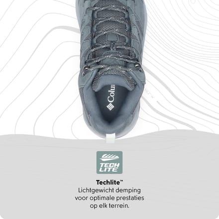 Columbia REDMOND™ IV MID WATERPROOF Dames Wandelschoenen - Graphite, Tea Light
