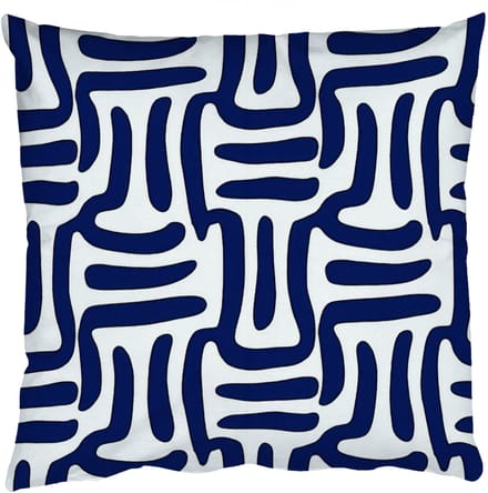 Sierkussens - Kussentjes Woonkamer - 50x50 cm - Abstract - Modern - Blauw