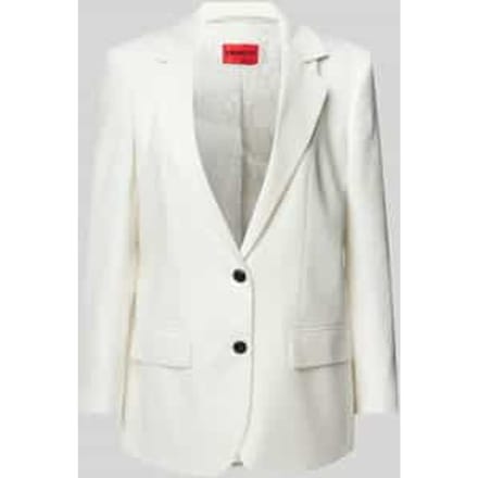 Linnen blazer met reverskraag, model 'Anetali'