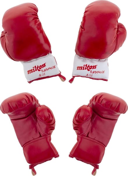 Bokshandschoenen voor kinderen - 4 OZ - rood - EXTRA small
