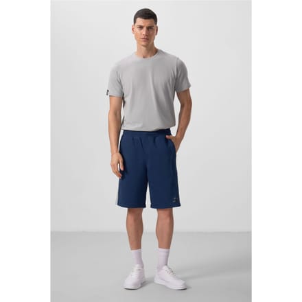Overmaat Katoenmix Gebreide Shorts