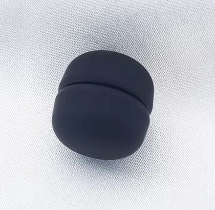 New Age Devi - Hoofddoek Magneet - Hijab accessoires - Gum Zwart(1 paar)