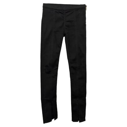 Rick Owens broek van zwart katoen