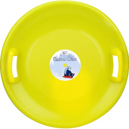 Restart Slee Glijschotel - Snow Disc Slede - Geel - 60 cm